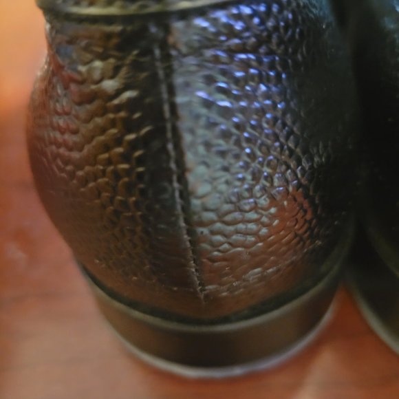 Roberto Guerrini Italian black leather boots size 46/us13